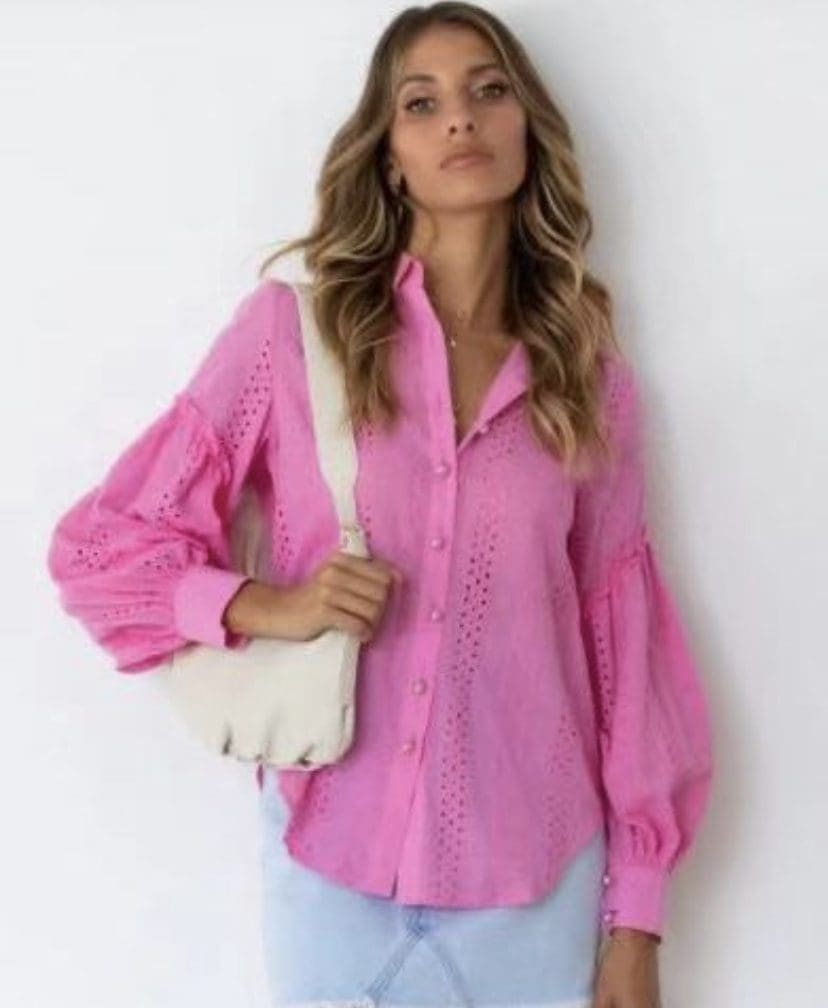 Latoya Shirt - Hot Pink - Image 3