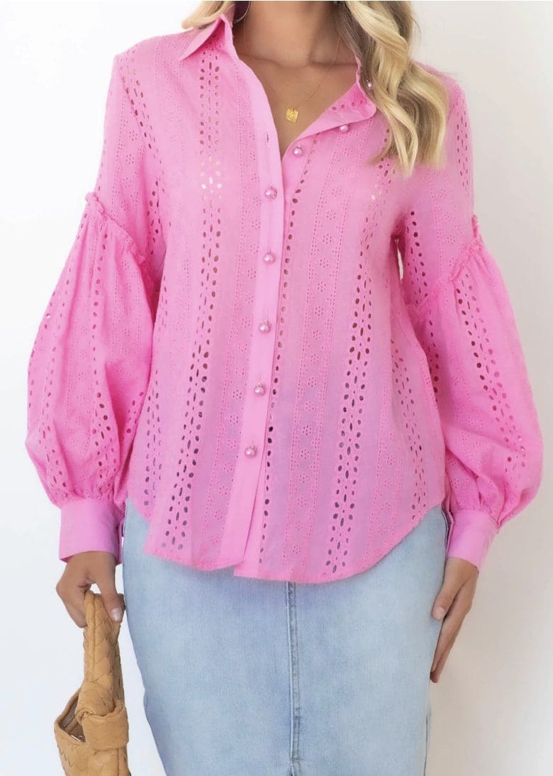 Latoya Shirt - Hot Pink - Image 7