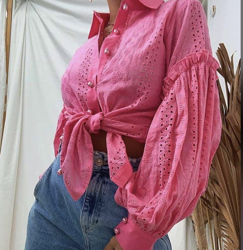 Latoya Shirt - Hot Pink - Image 6
