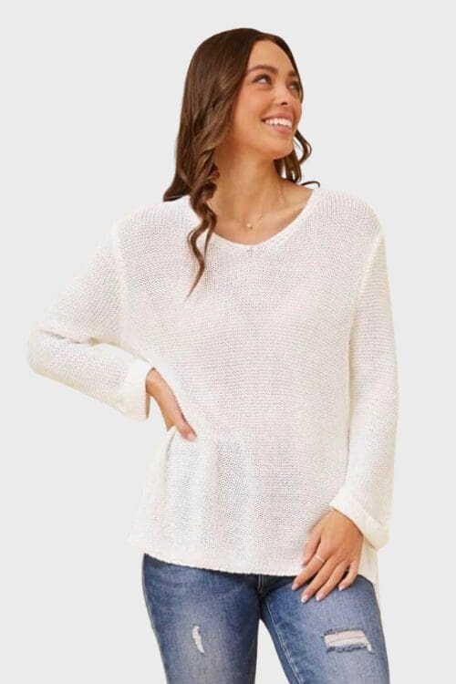 Valerie Knit - White - Image 2