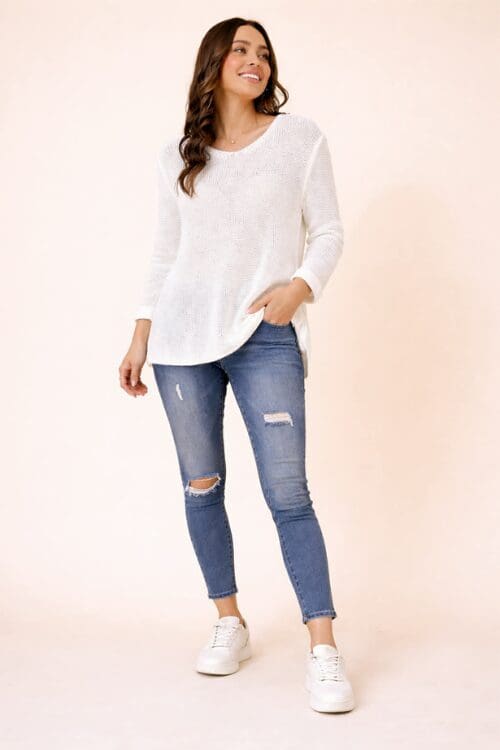 Valerie Knit - White - Image 3