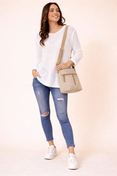 Valerie Knit - White