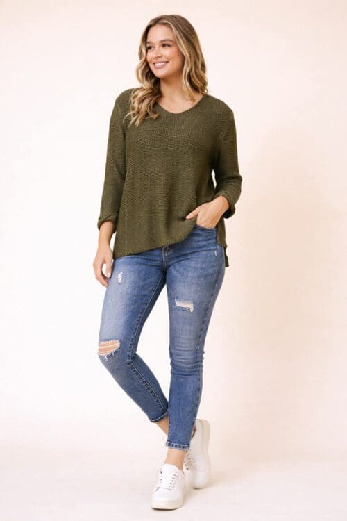 Valerie Knit – Khaki