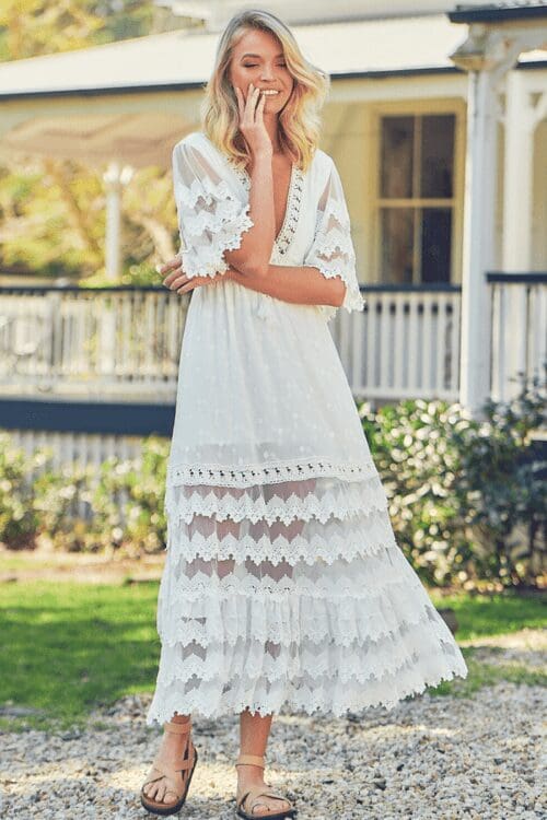 Bungalow Maxi by Jaase - White