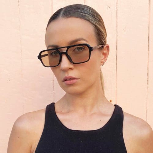 Tomorrowland Sunnies - Black/Olive