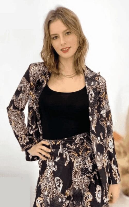 Embellished Blazer - Pink