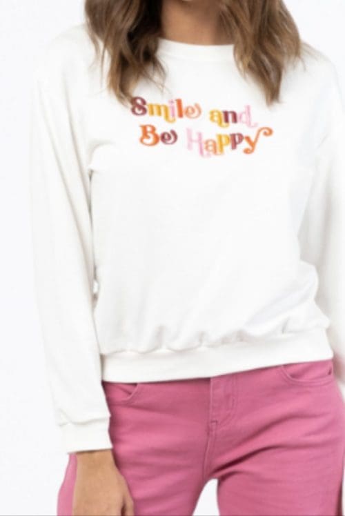 Smile & Be Happy Sweater