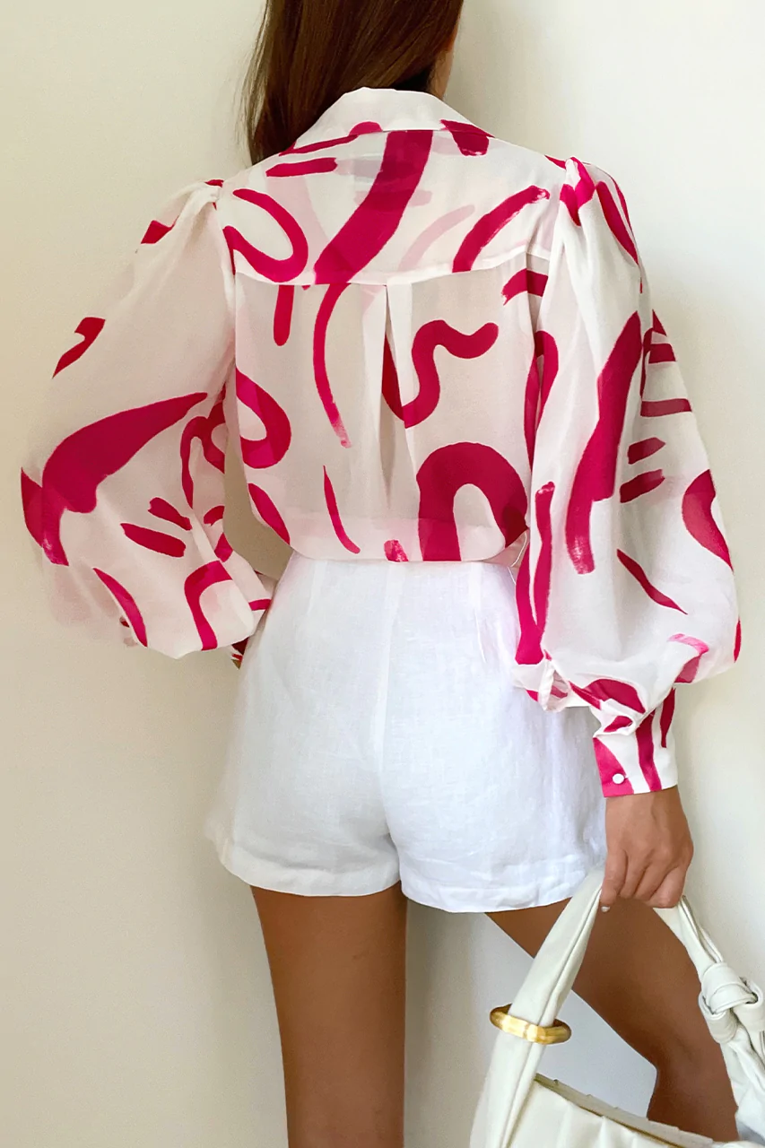 Fleetwood Blouse - York Fuchsia - Image 2
