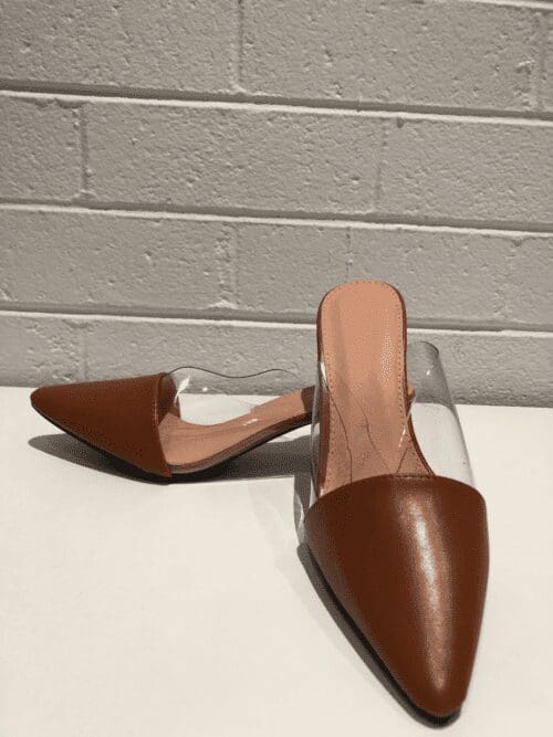 Block Heels - Camel