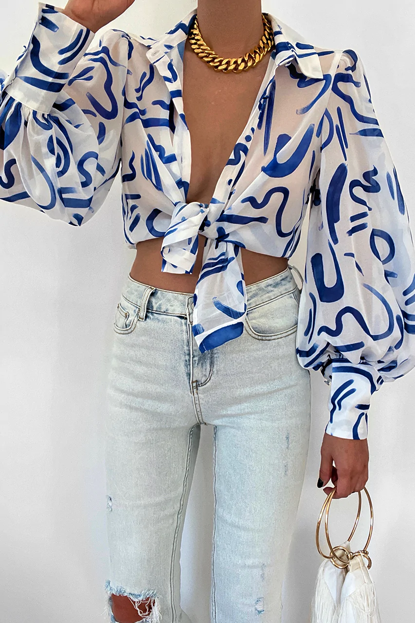 Fleetwood Blouse - York Blue - Image 2