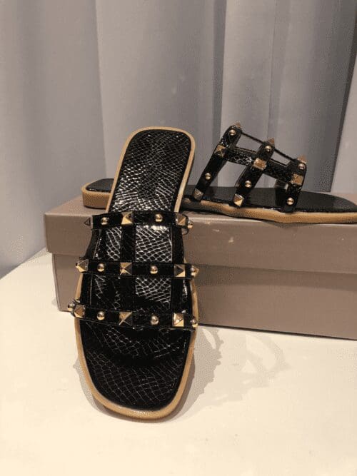 Valentine Slides - Black