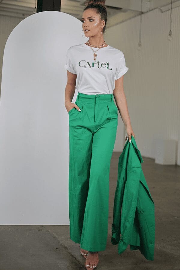 Cartel Luxe Tee - Green - Image 4