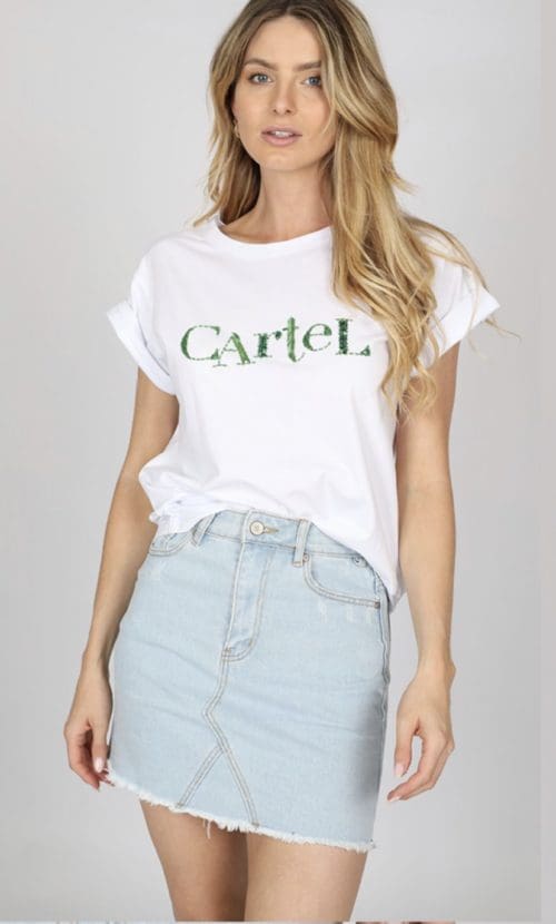 Cartel Luxe Tee - Green