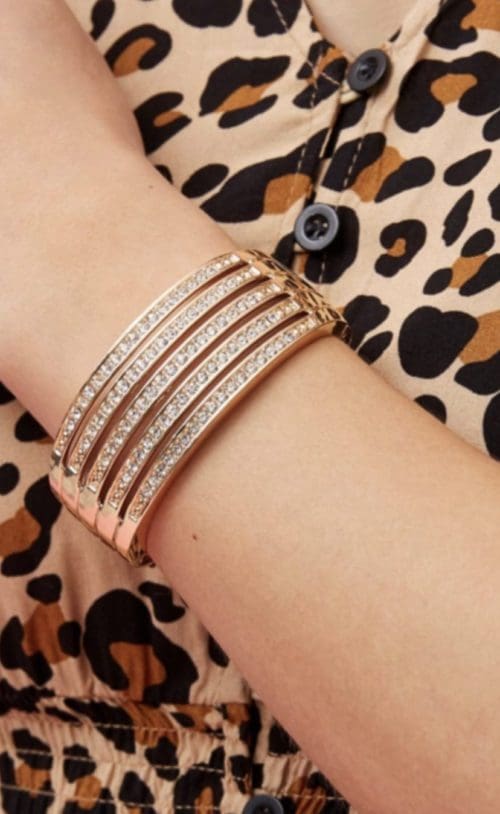 Diamante Bangle - Gold