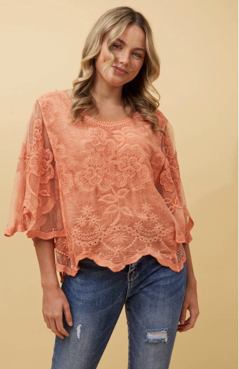 Astrid Blouse - Orange