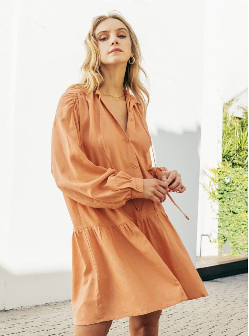 Kora Dress - Papaya