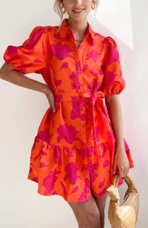 Floral Flames Dress