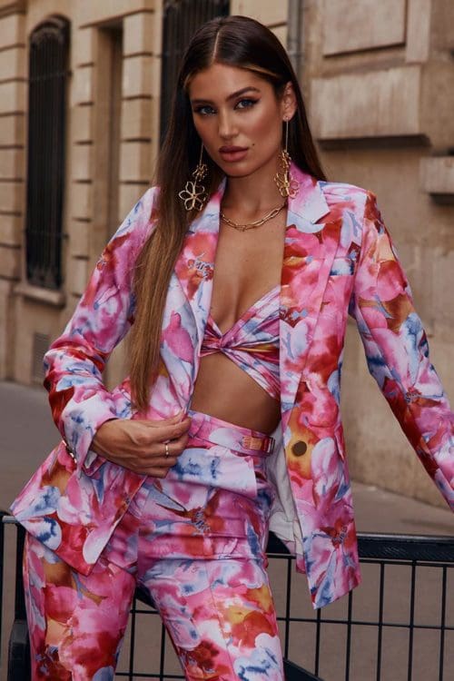 Charlie Blazer - Pink Floral