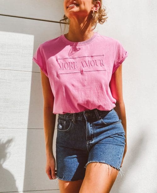 Amour Tee - Pink