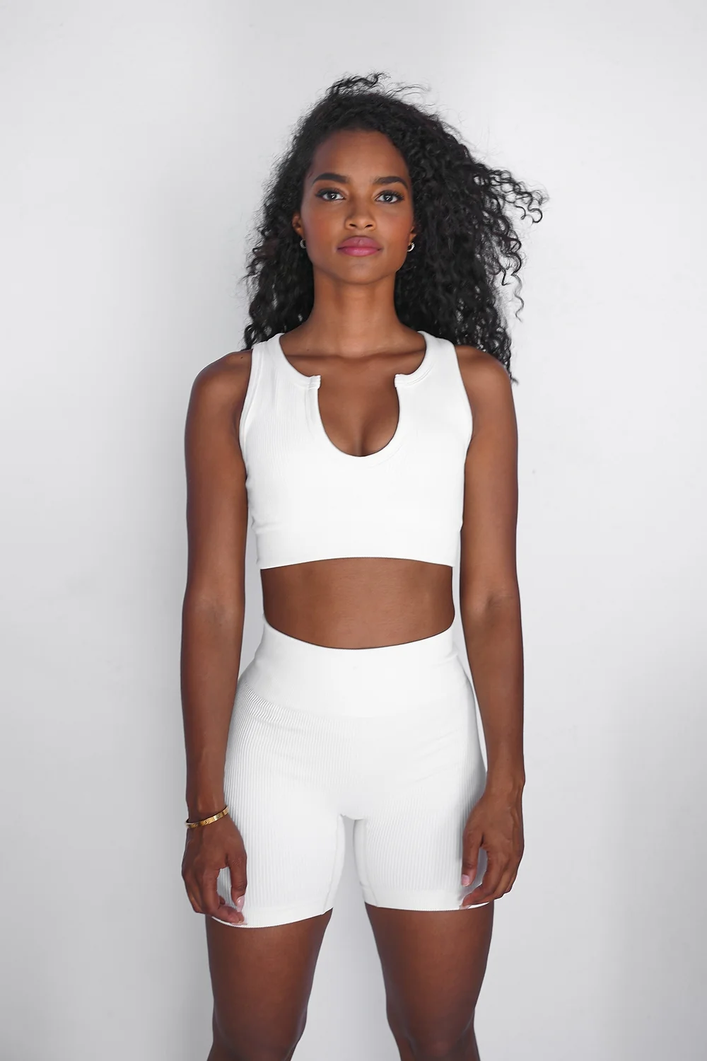 Eva Crop - White