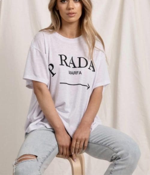 Prada Oversized Tee - White