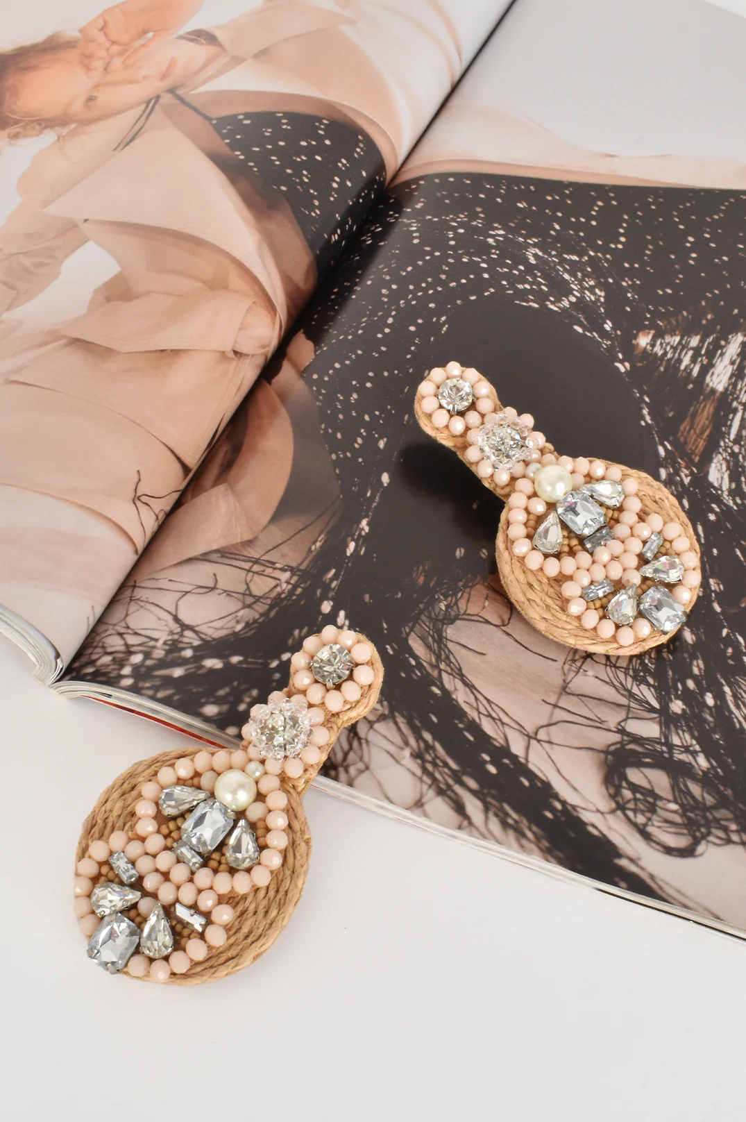 Bordeaux Earrings – Nude