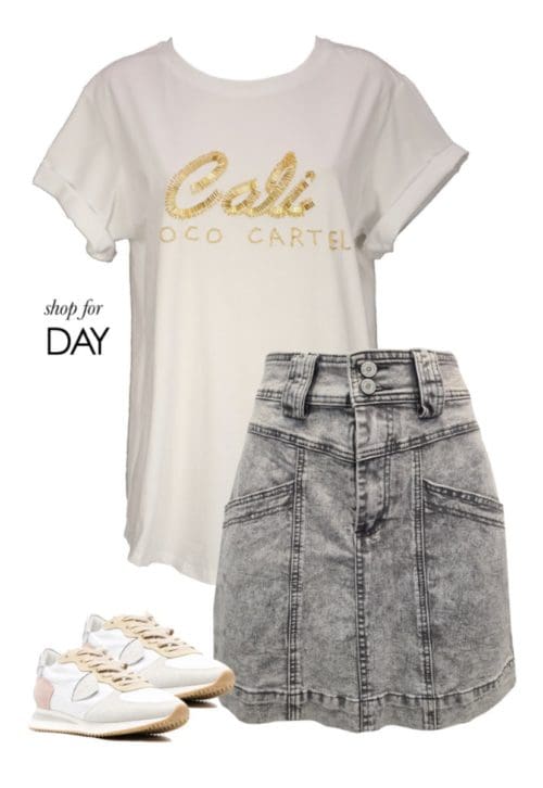 Cali Coco Tee - Gold