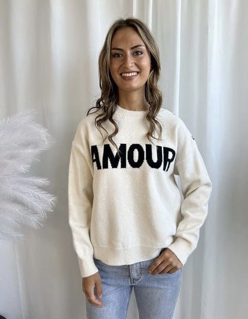 Amour Sweater - Cream