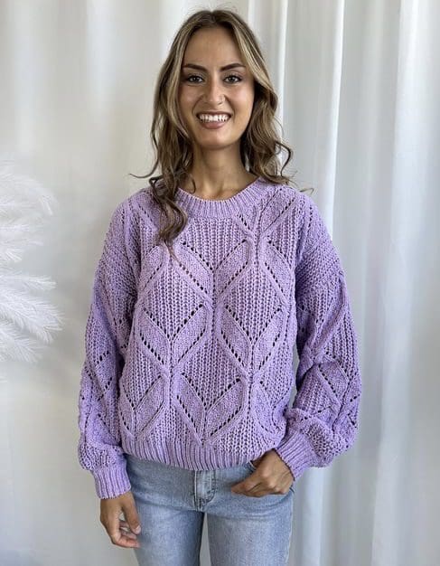 Cora Knit - Lilac