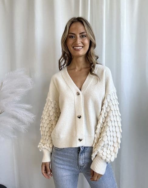 Harper Cardigan - Cream