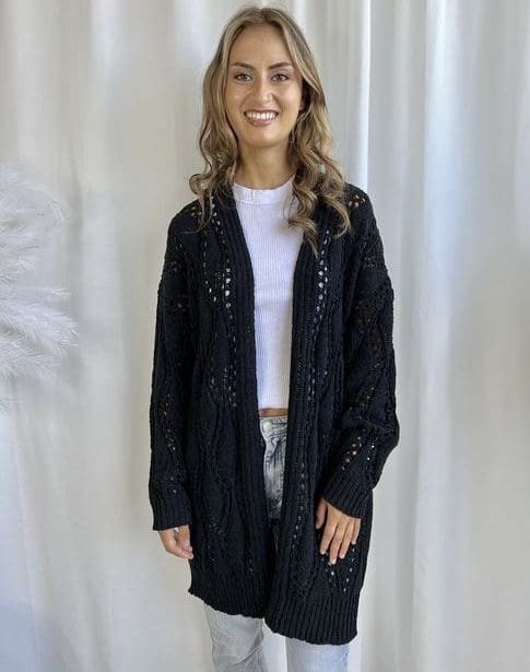 Georgia Cardigan - Black