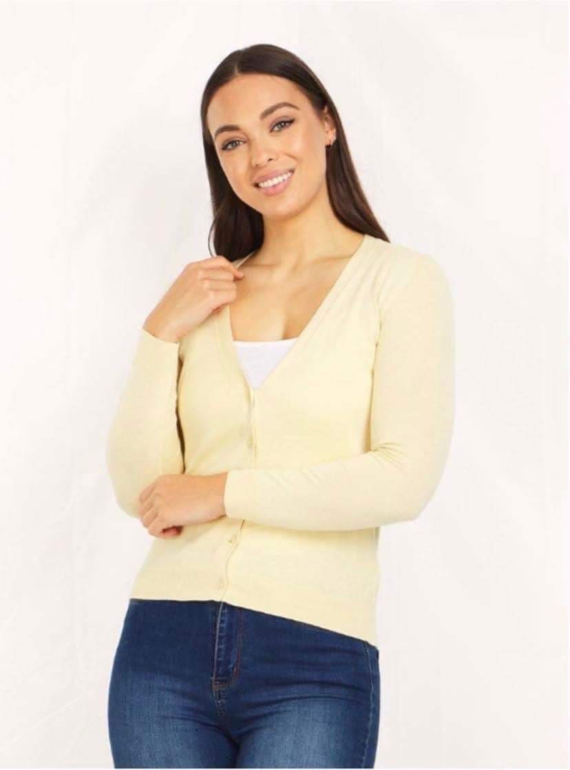 Beth Cardigan - Yellow