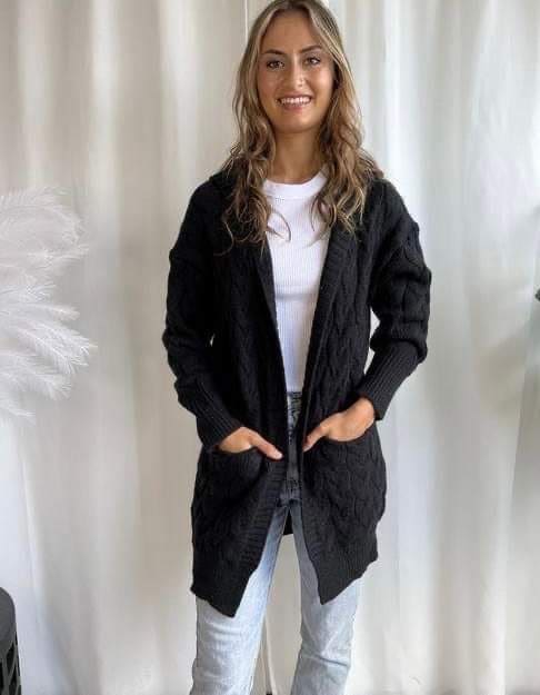 Wednesday Cardigan - Black