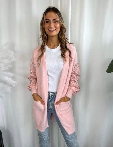 Macie Cardigan - Pink