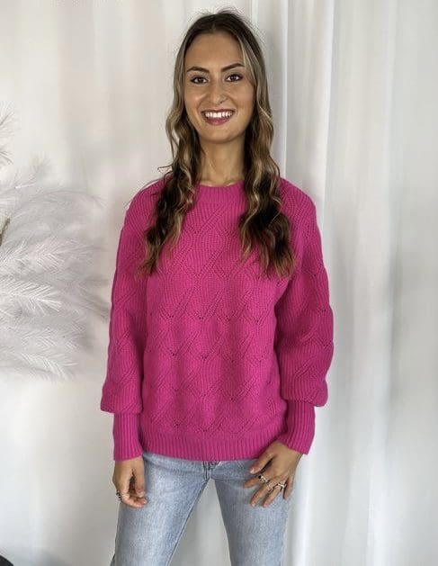 Sandra Knit – Magenta