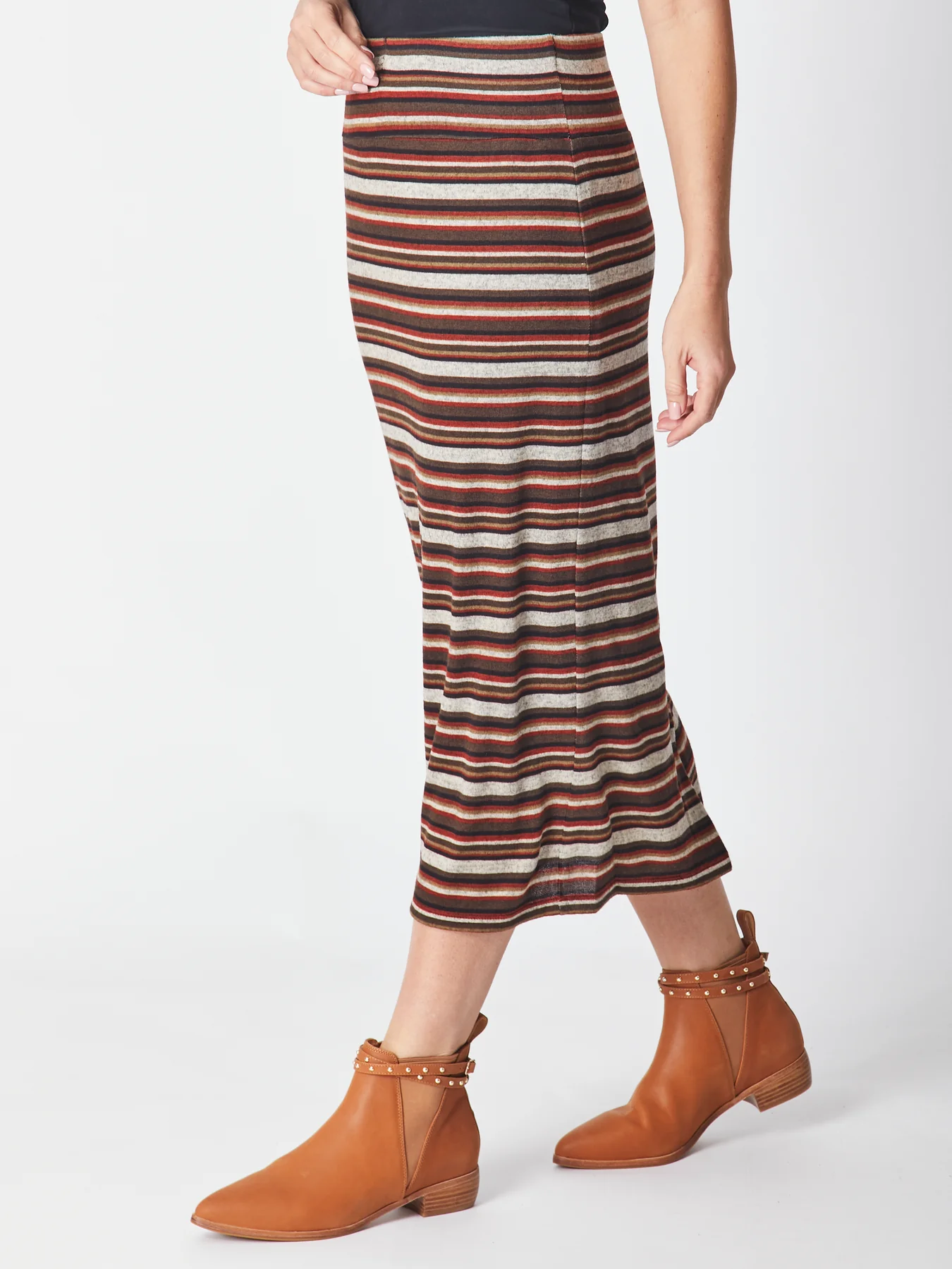 Hollywood Skirt - Rust Stripe - Image 2