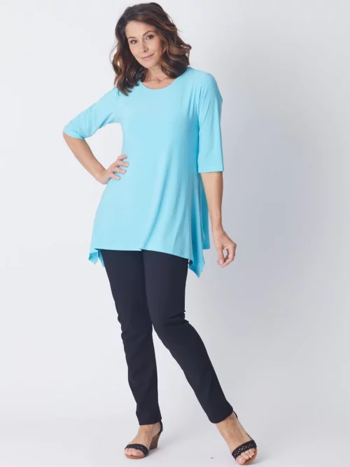 Andrea Swing Top - Turquoise