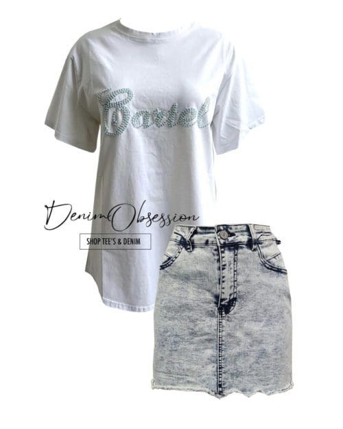 Cartel Tee - Teal Beads