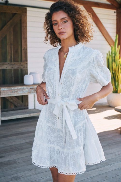Lilah Mini Dress - White