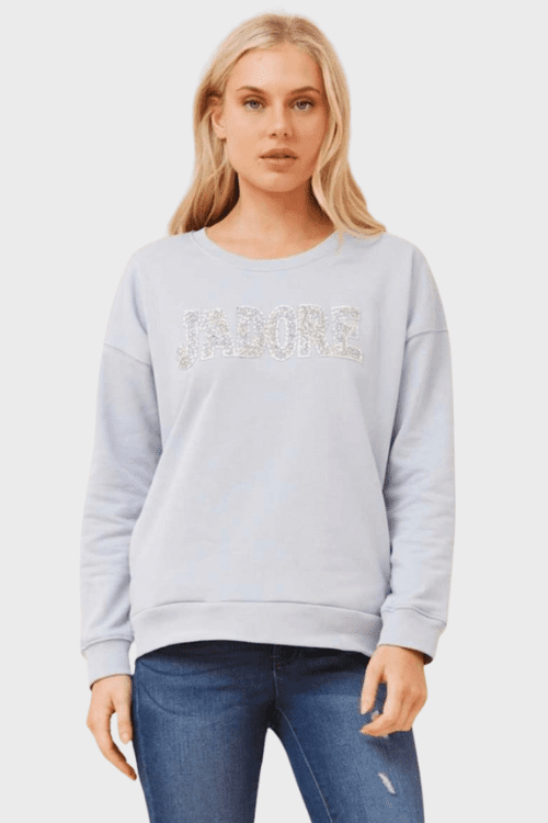 Jadore Bold Jersey - Baby Blue