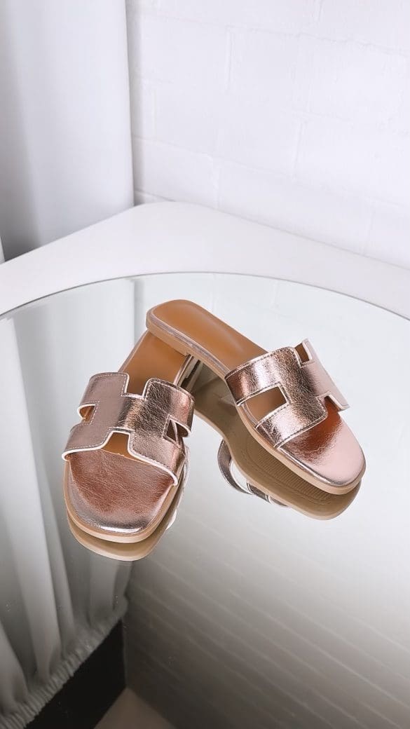 Her Slides - Rose Gold