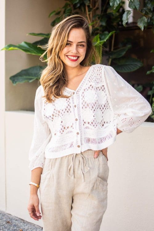 Adeline Crochet Cardigan