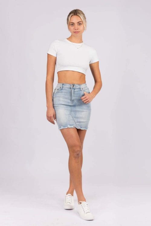 Bek Skirt - Light Denim