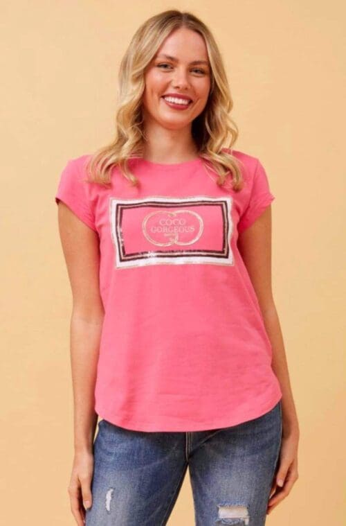 Coco Gorgeous Tee - Magenta