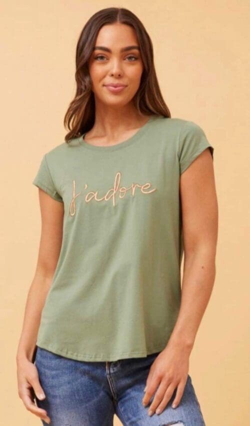 Jadore Tee - Sage