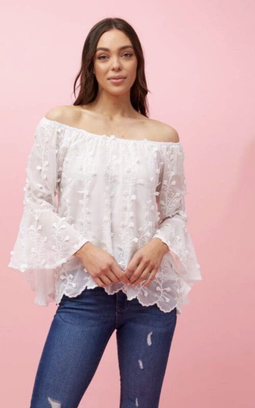 Maddie Blouse - White