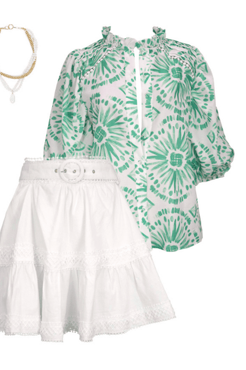 Jade Moroccan Doll Blouse