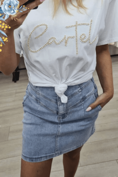 Cartel White Gold Tee