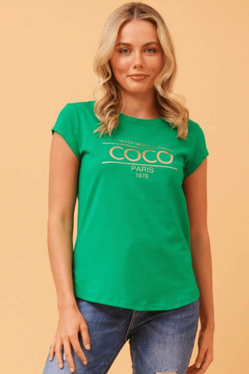 Coco Mademoiselle Tee – Green