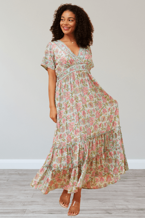 Areah Dress - Gold Flake